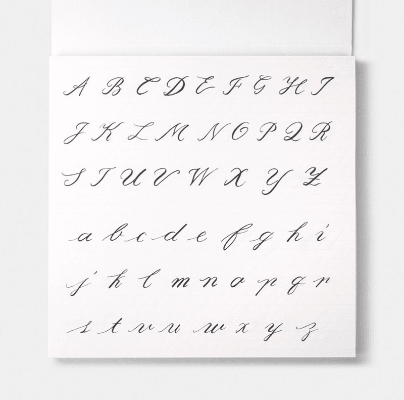 Tools to Liveby Calligraphy Practice Notebook, Handwriting