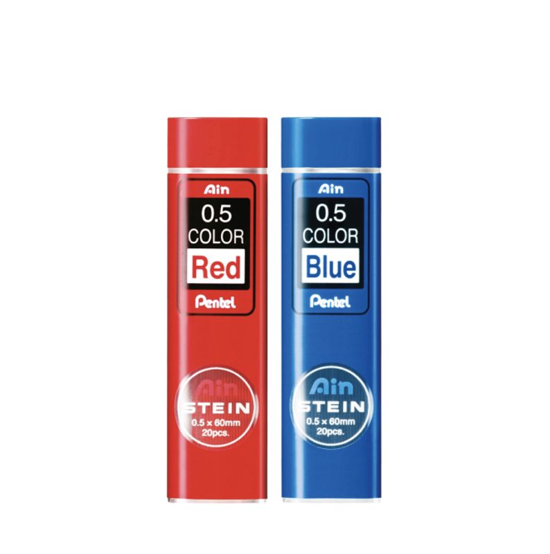 Pentel RØD /BLÅ miner til mekanisk blyant 0,5