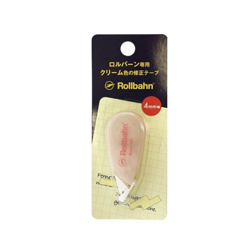 Delfonics Rollbahn Cream Correction Tape 4 mm, Pink