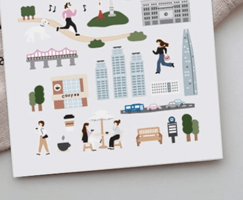 Suatelier Stickers City City