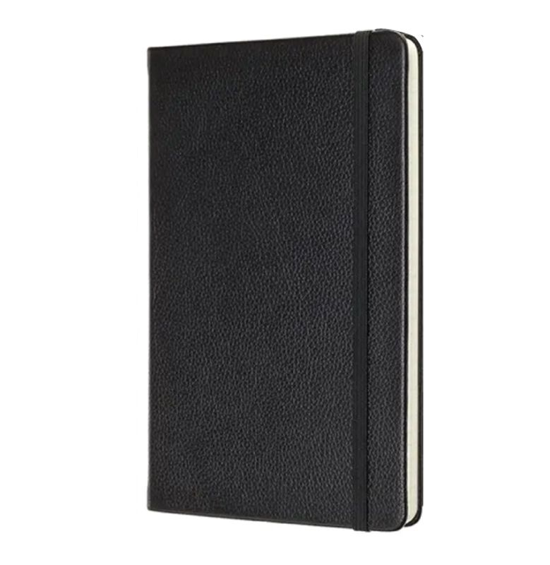 Moleskine Skinn Notatbok Black L, Linjert