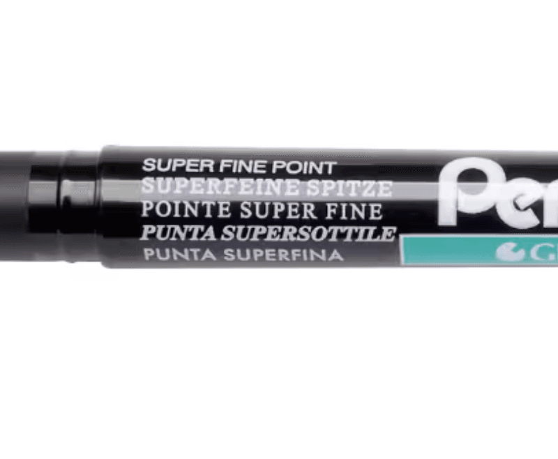 Pentel pen, NMF50, Super fine point, flere farger