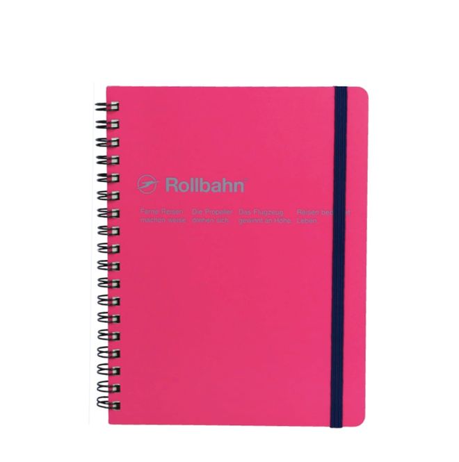 Hovedbilde Delfonics Rollbahn Notatbok B6+, Pink