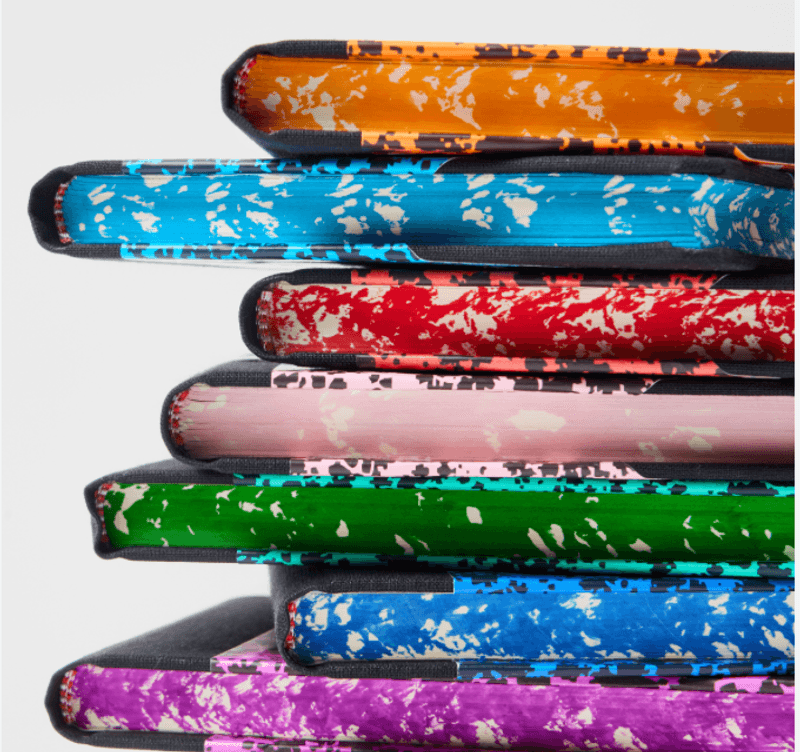 Emilio Braga Notatbok A5 Linjer, Marigold