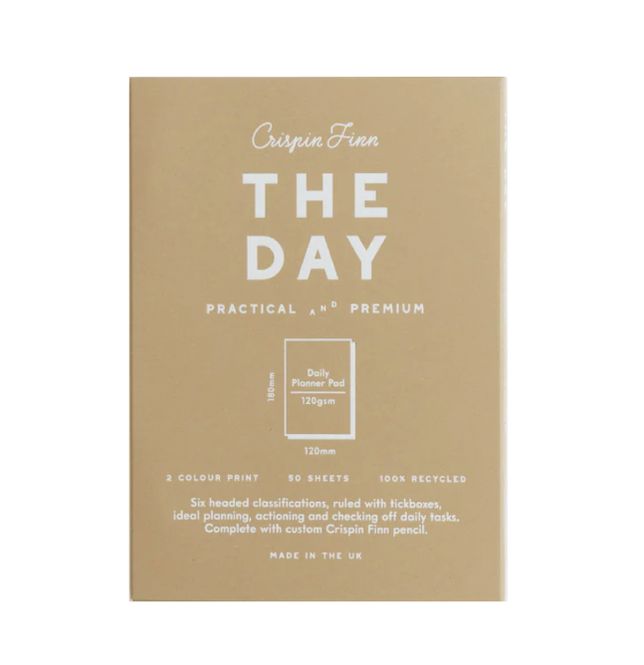 Hovedbilde Crispin Finn The Day planlegger, med blyant