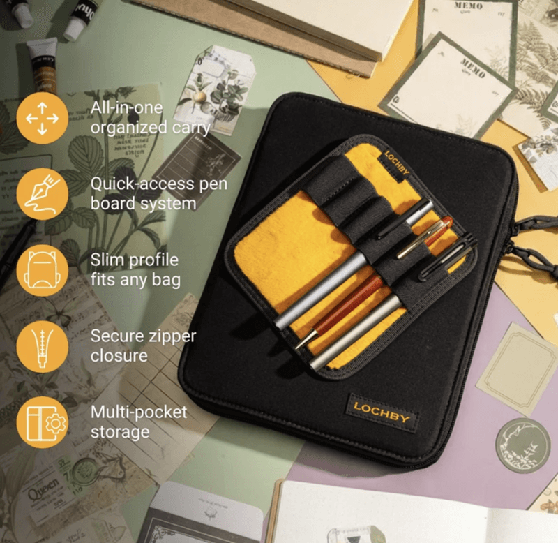 Lochby Daily Folio A5  Canvas Cover Bumblebee