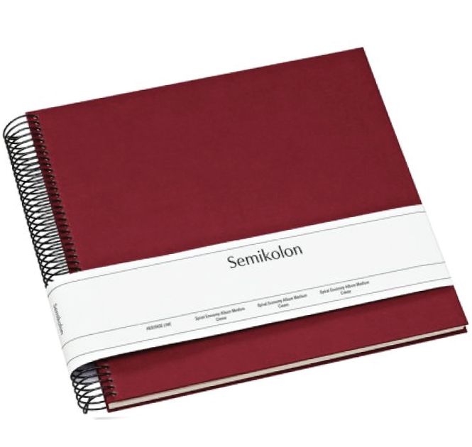 Hovedbilde Semikolon  Spiral Album 23 x 22 cm Cream Pages