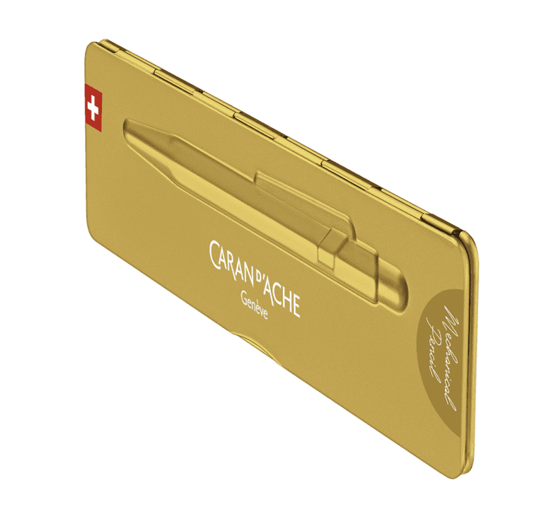  Caran d'Ache Goldbar 844 PREMIUM Mechanical Pencil NEW!
