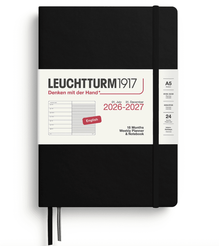 LT Planner 18 mnd Week and notebook 26/27, Sunflower Hard A5