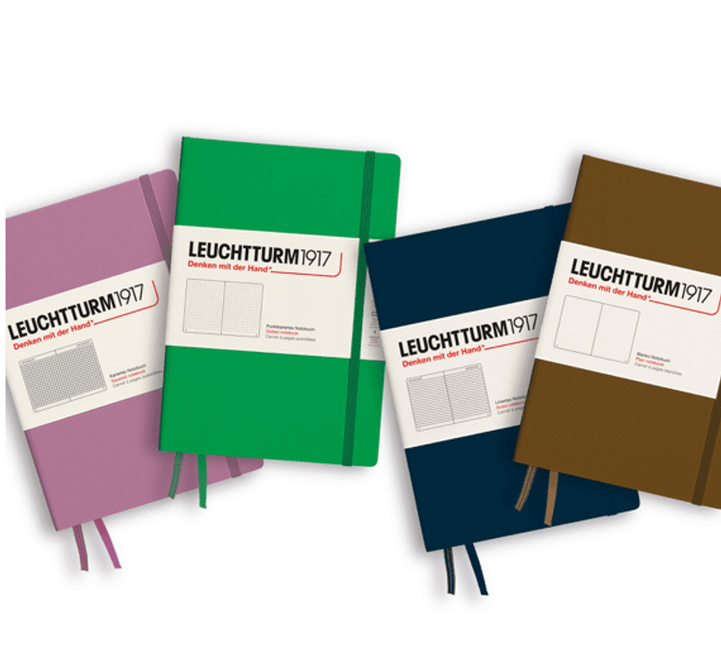 LT Notebook A5 Hardcover, Spring Leaf