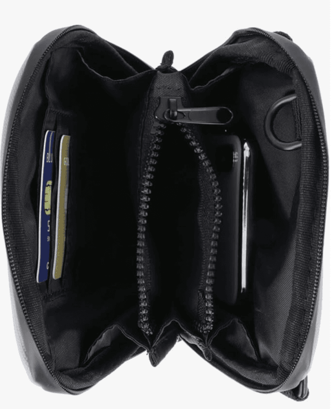Delfonics Water-Repellent Smartphone bag with shoulder strap, Grey