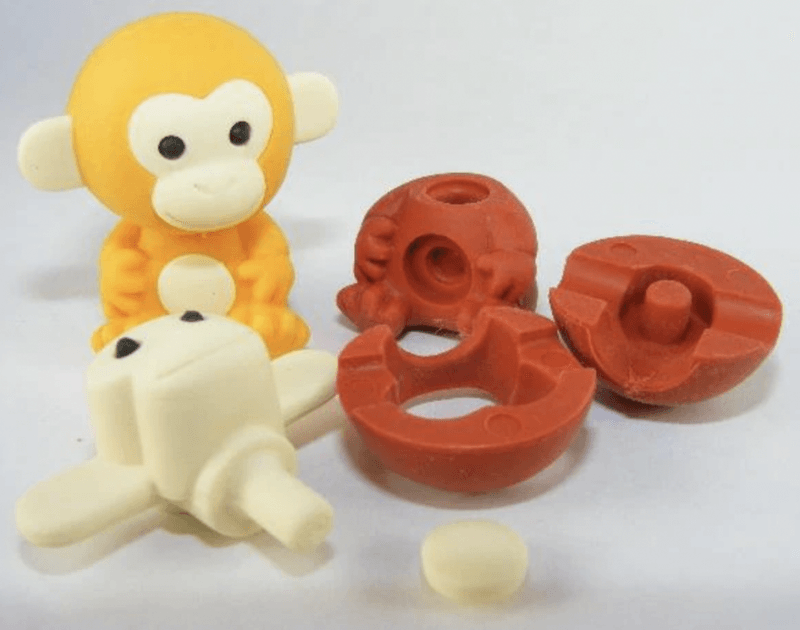 IWAKO Puzzle Viskelær, Monkey