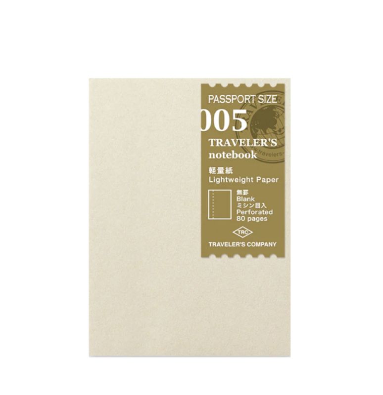 Travelers Lightweight Paper Notebook 005, Passport size