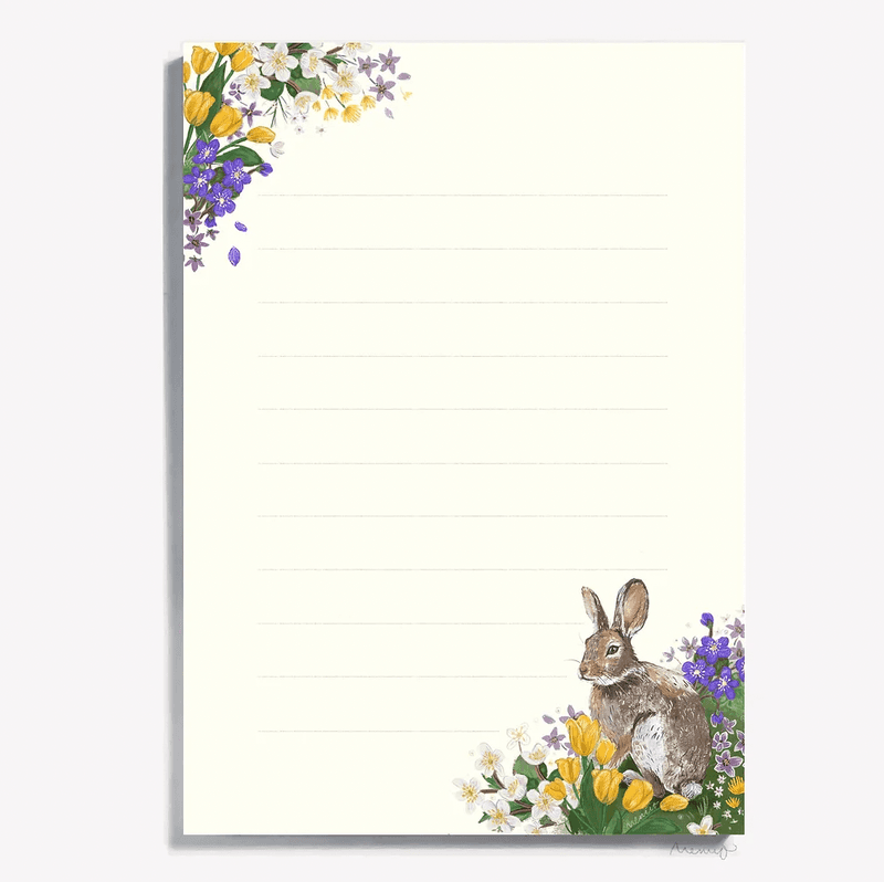 Memio Spring Bunny Notepad A6 